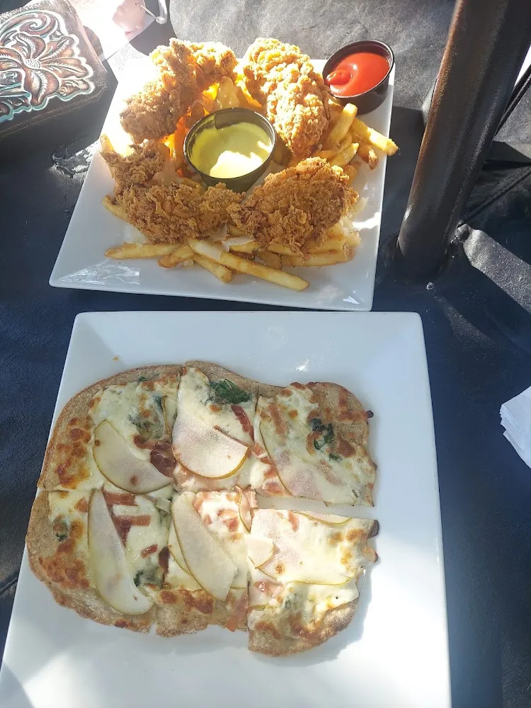 Pear Prosciutto Flatbread Chicken Tenders with Fries