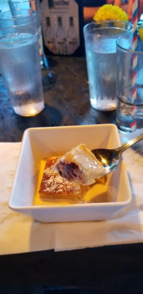 White Chocolate Bread Pudding